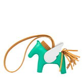 エルメス ロデオチャーム ペガサスPM チャーム ミント セサミ ブルーブリュム アニョーミロ レディース HERMES 【中古】